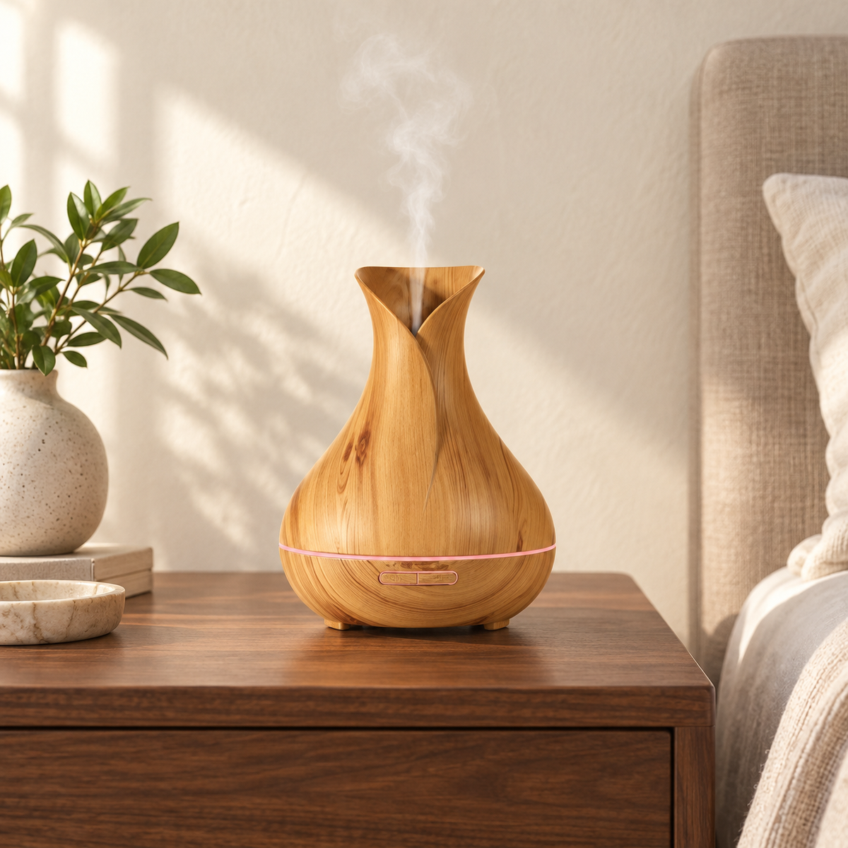 Sora Wood-Grain Aroma Diffuser