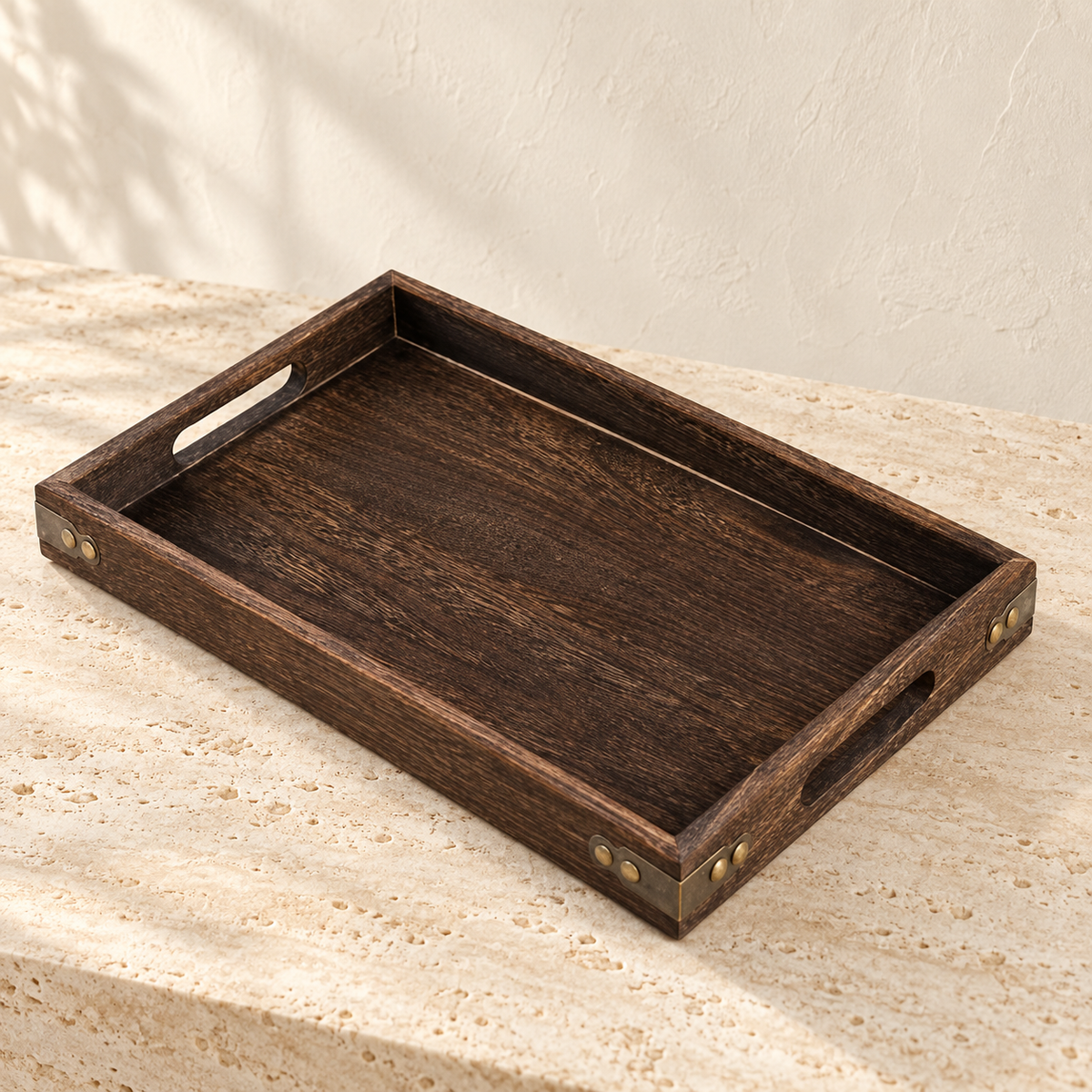 Vale Dark-Wood Catchall Tray